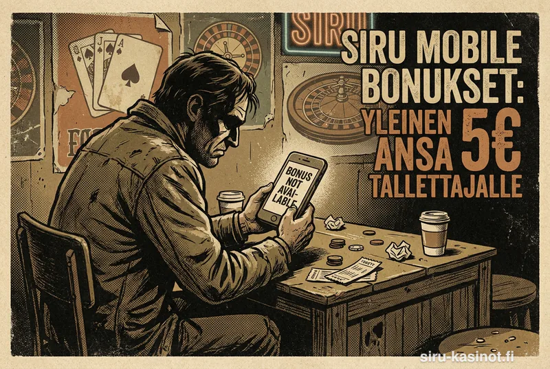 Siru Mobile bonukset: Yleinen ansa 5€ tallettajalle